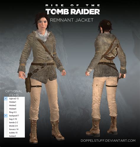 remnant jacket replica|All the outfits in ROTTR. : r/TombRaider .